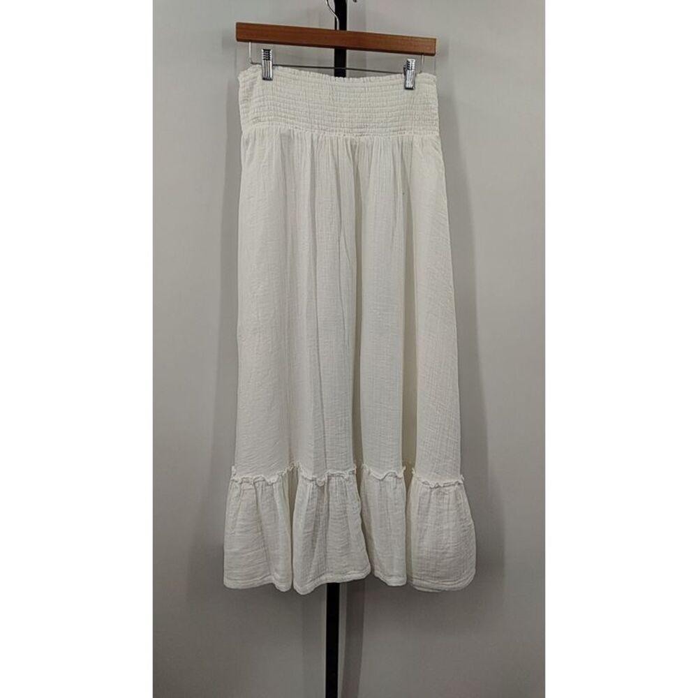 Quince White Tiered Maxi Skirt - Picture 2 of 3